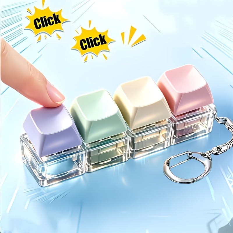 Party Games For Christmas - 1個入り ストレス解消おもちゃ キーホルダー リラックス効果で心身を癒し、集中力を高める ランダムカラー 素敵なプレゼント